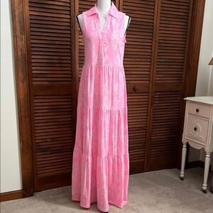 Lilly Pulitzer Vibrant Pink Maxi Dress